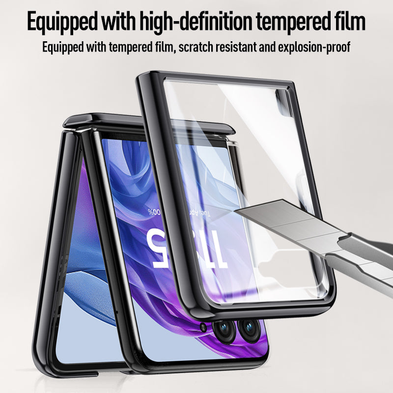 Razr 50 Ultra Electroplated Hinge Case [Silver]