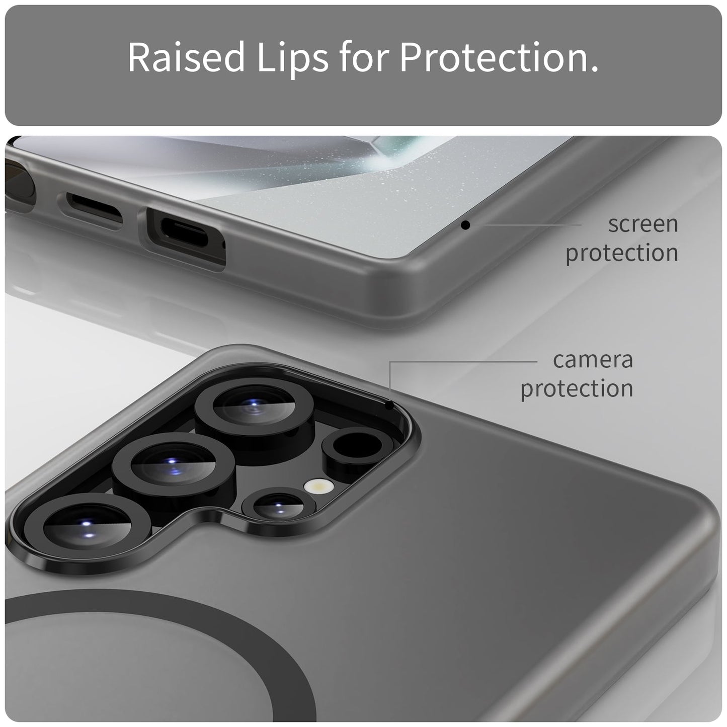 Galaxy S25 Ultra Magsafe Soft Matte Case [Black]