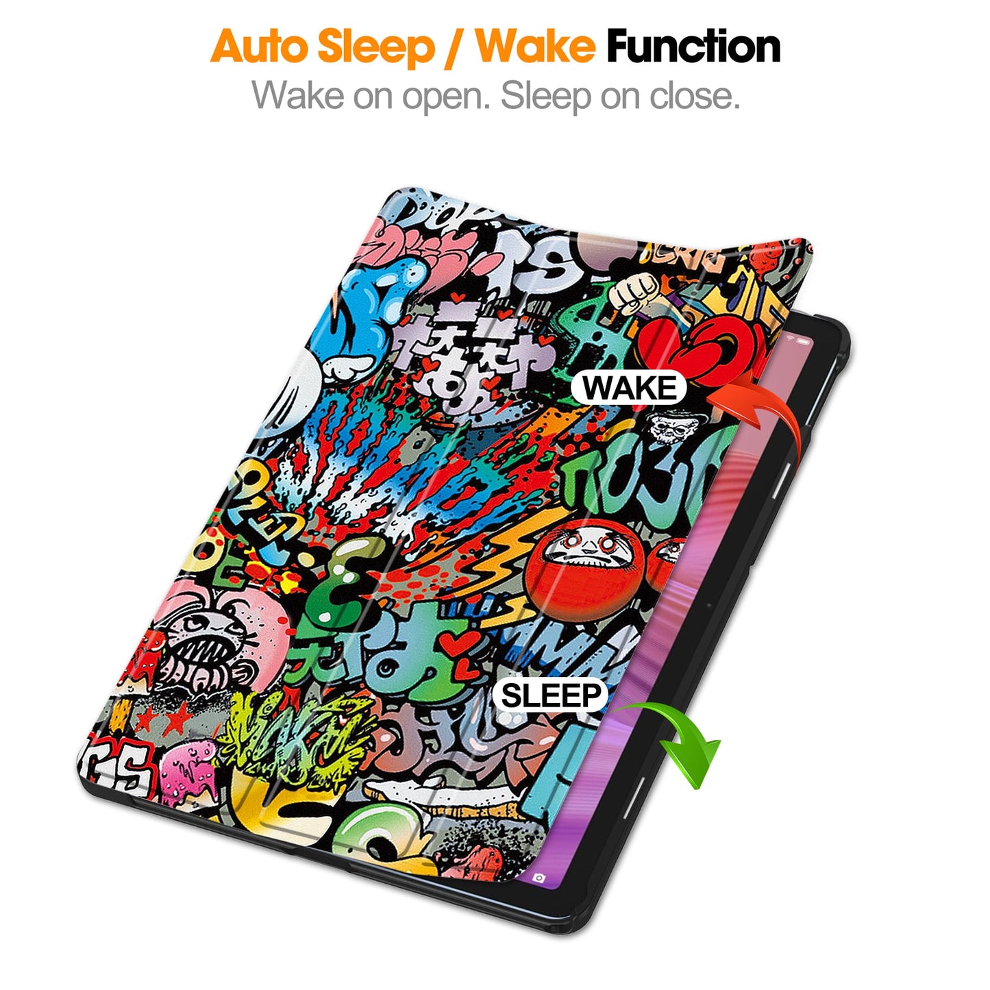 Tab 10.1" 2025 Tb311 Designer Tri-Fold Case [Lazycat]