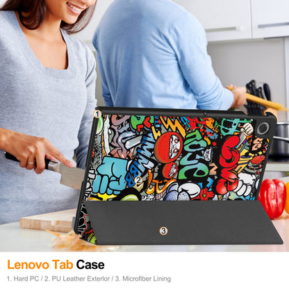Tab 10.1" 2025 Tb311 Designer Tri-Fold Case [Lazycat]