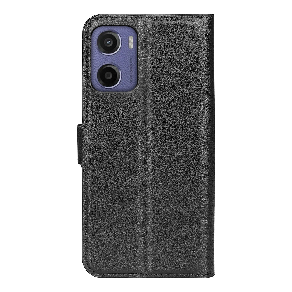Moto G05 Pu Wallet Case [Black]