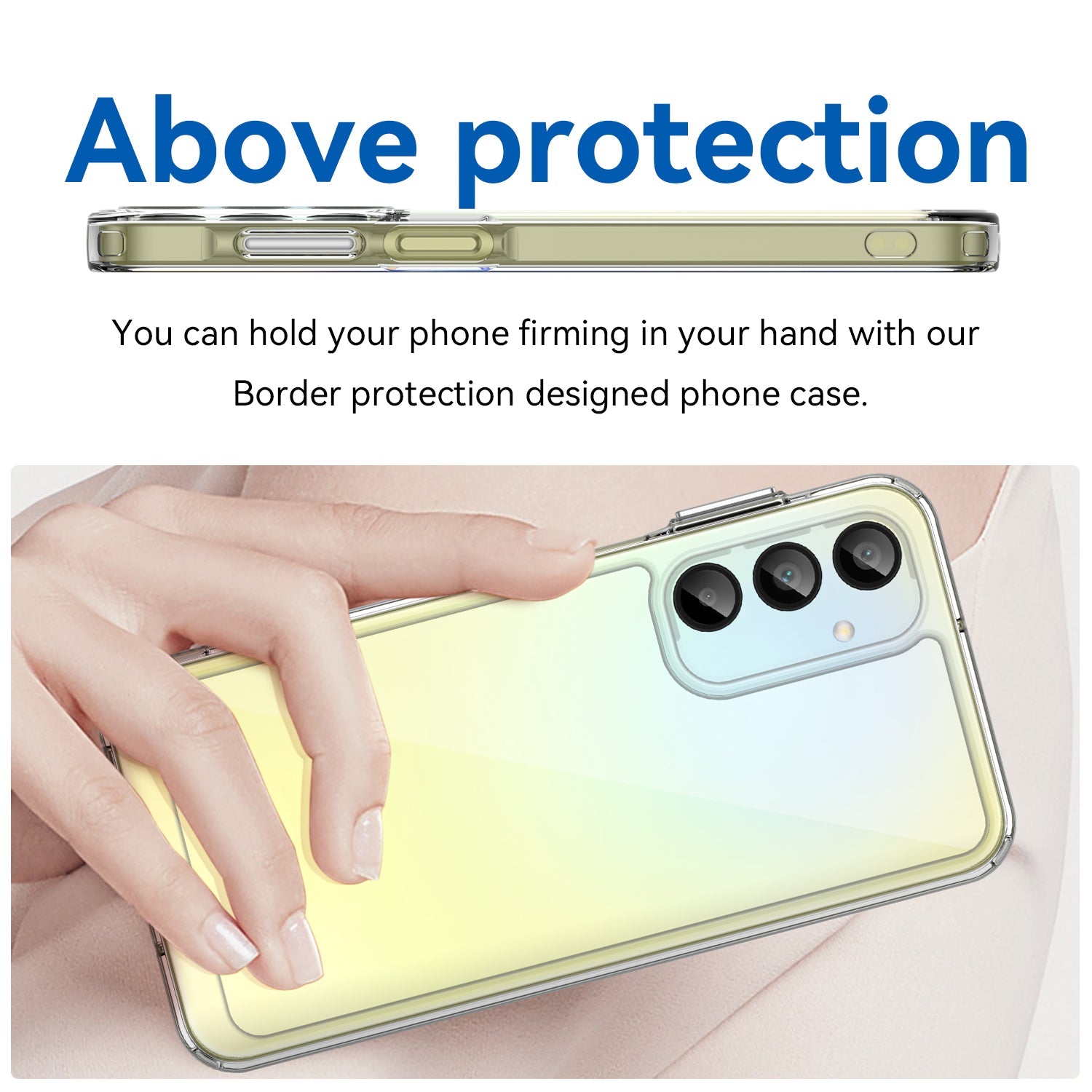 Galaxy A16 5G Soft Gel Bumper Case [Clear]