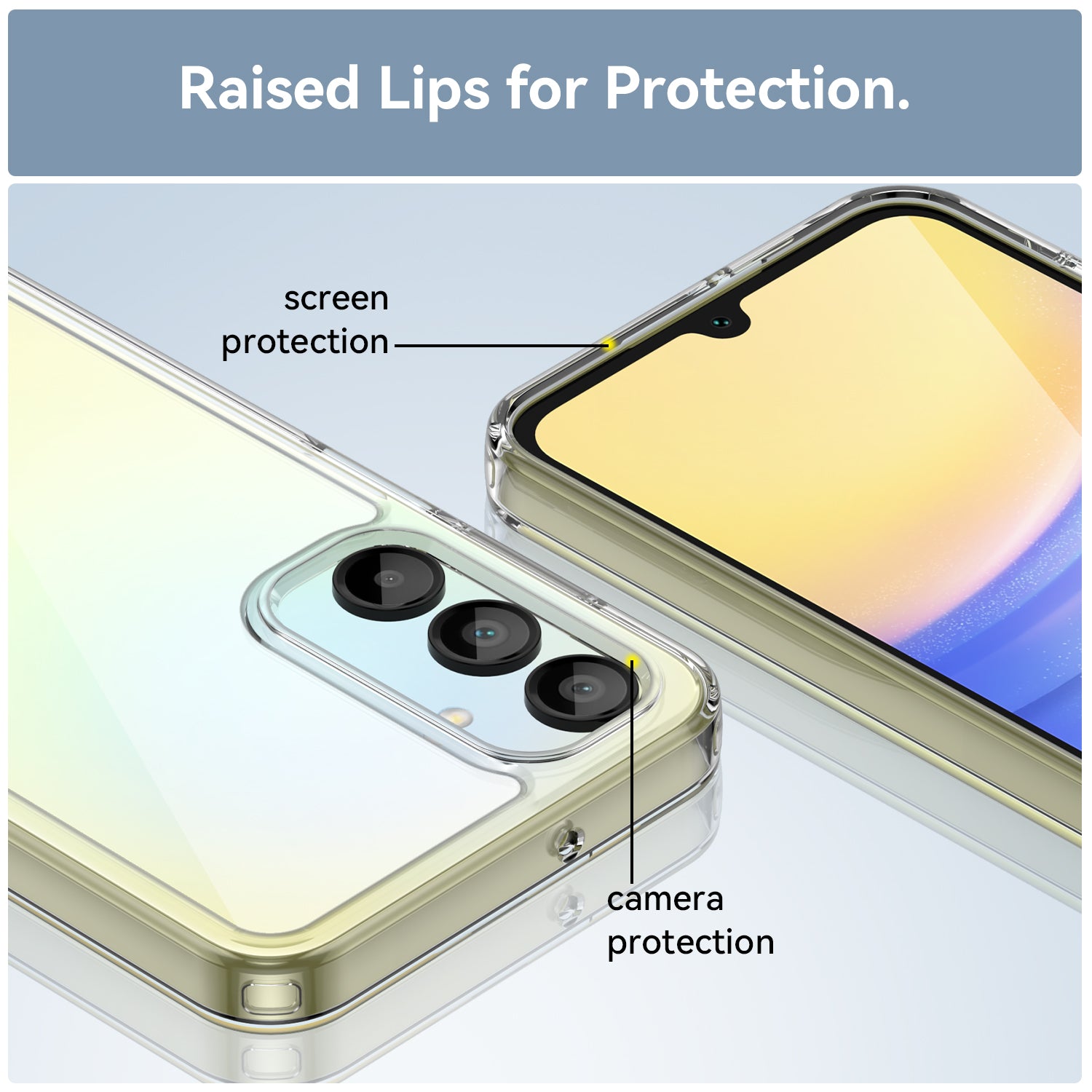 Galaxy A16 5G Soft Gel Bumper Case [Clear]
