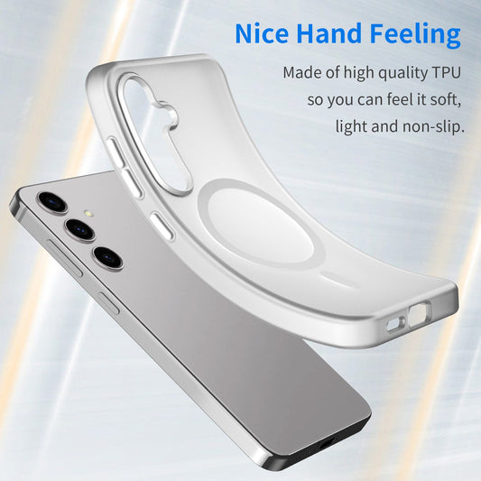 Galaxy S24 / S25 Magsafe Soft Matte Case [White]