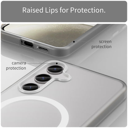 Galaxy S24 / S25 Magsafe Soft Matte Case [White]