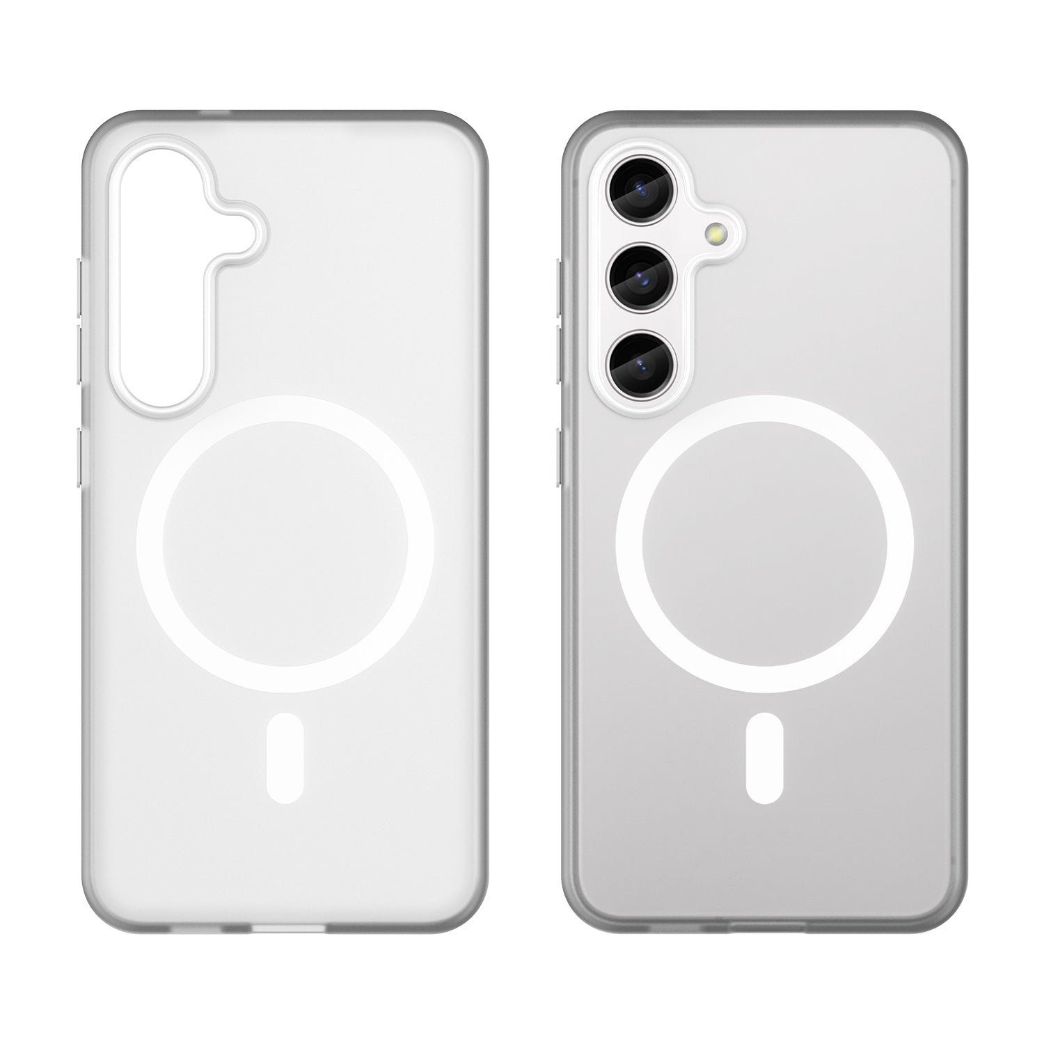Galaxy S24 / S25 Magsafe Soft Matte Case [White]
