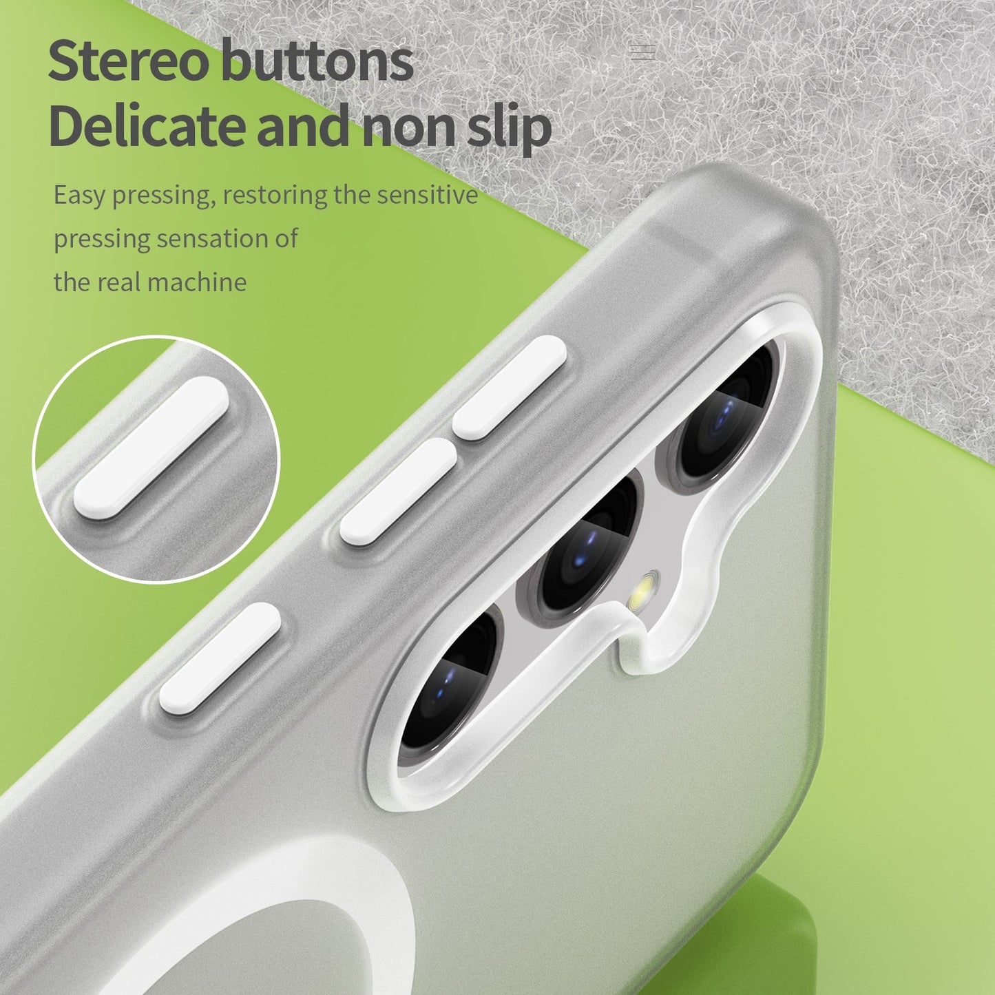 Galaxy S24 / S25 Magsafe Soft Matte Case [White]