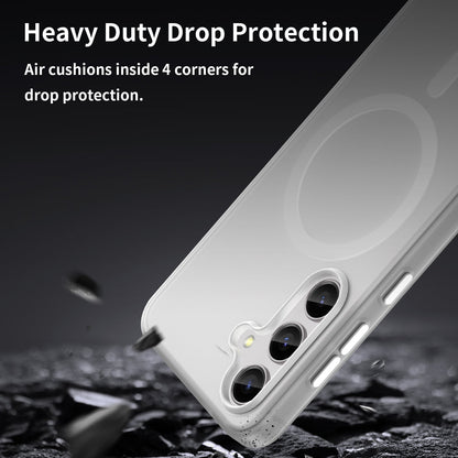 Galaxy S24 / S25 Magsafe Soft Matte Case [White]