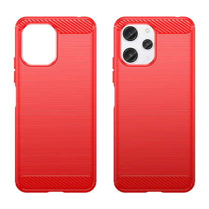 Xiaomi Redmi 12 5G Carbon Fibre Case [Red]