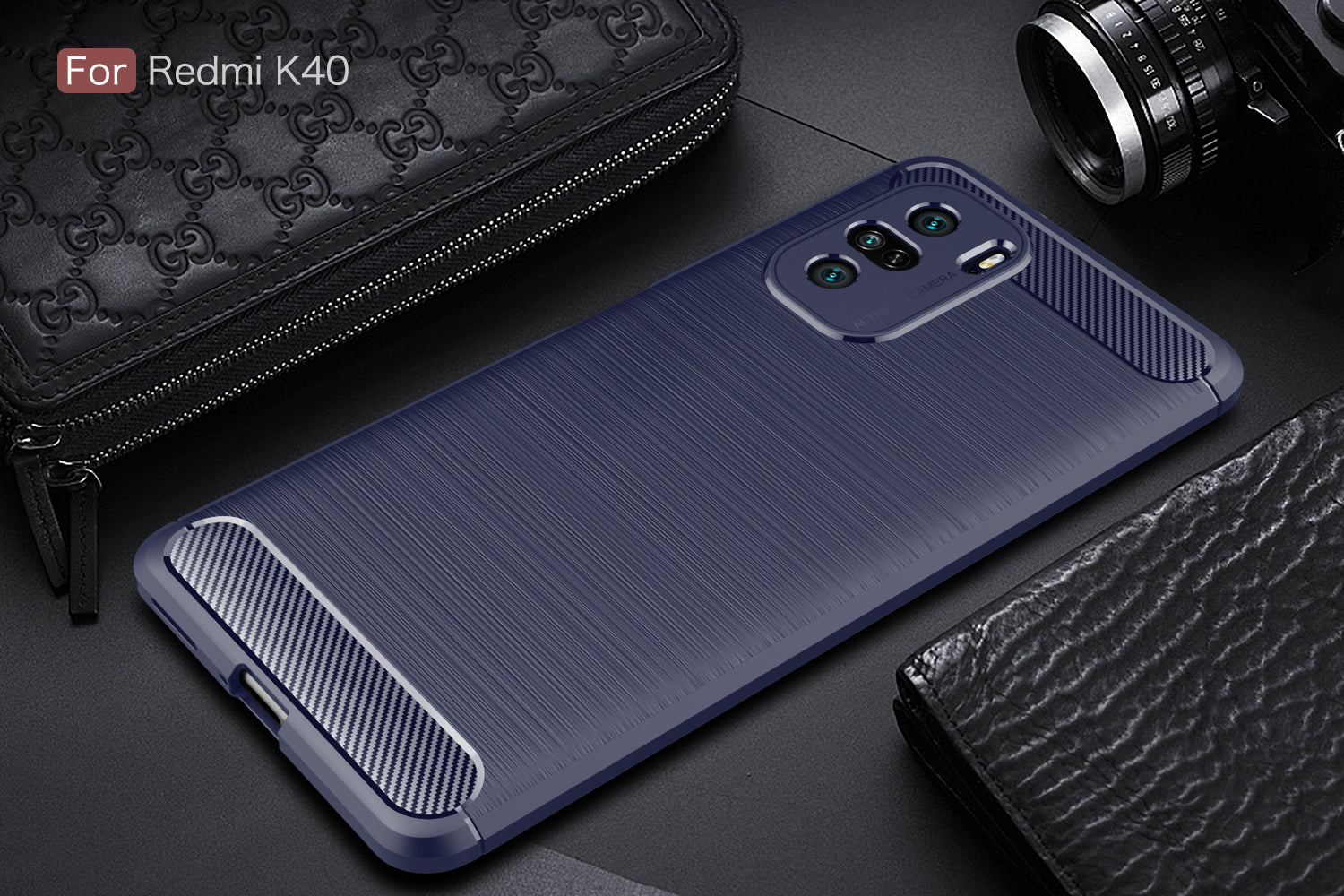 Xiaomi Mi 11i Carbon Fibre Case [Navy]
