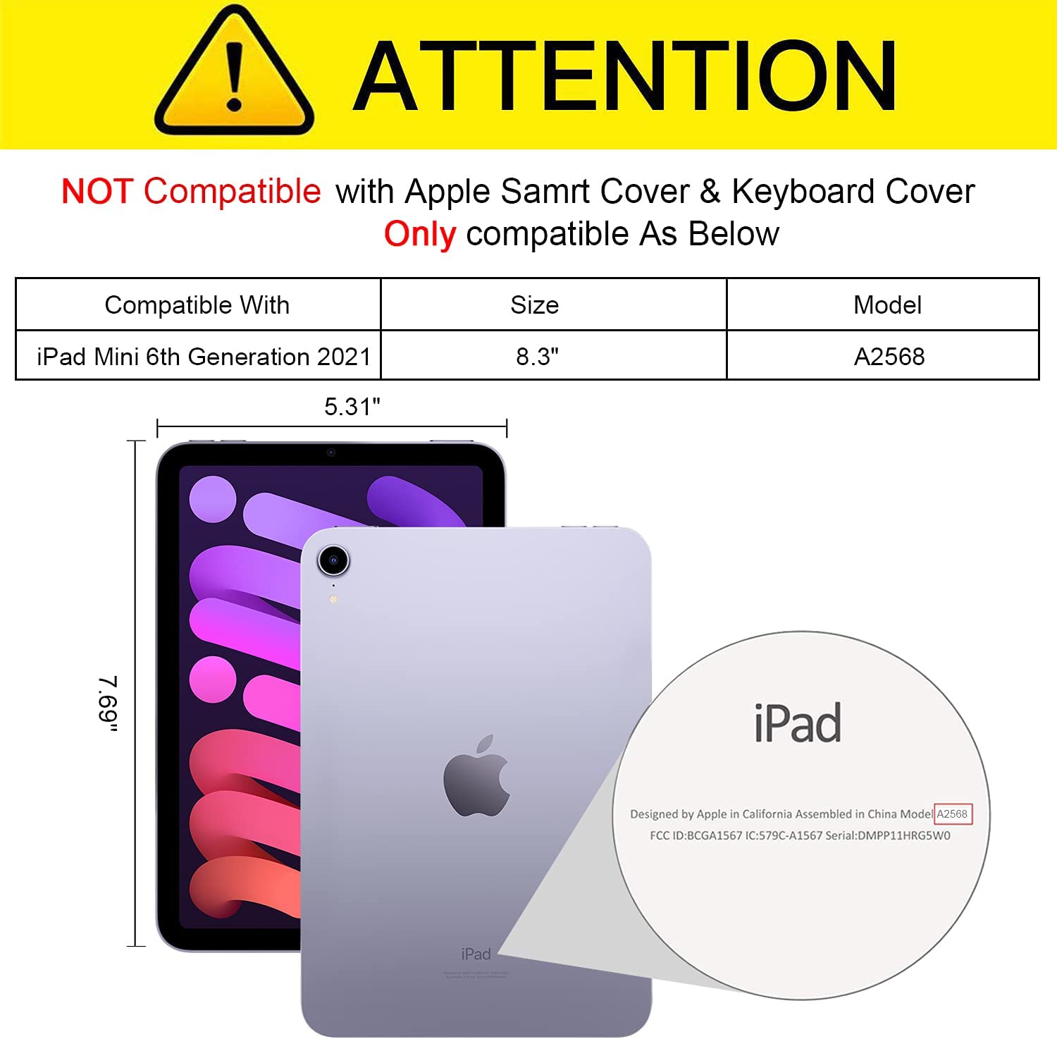 Ipad Mini 7 (A17 Pro 2024) Soft Gel Case