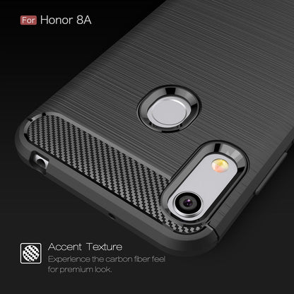 Huawei Y6s Carbon Fibre Case Red