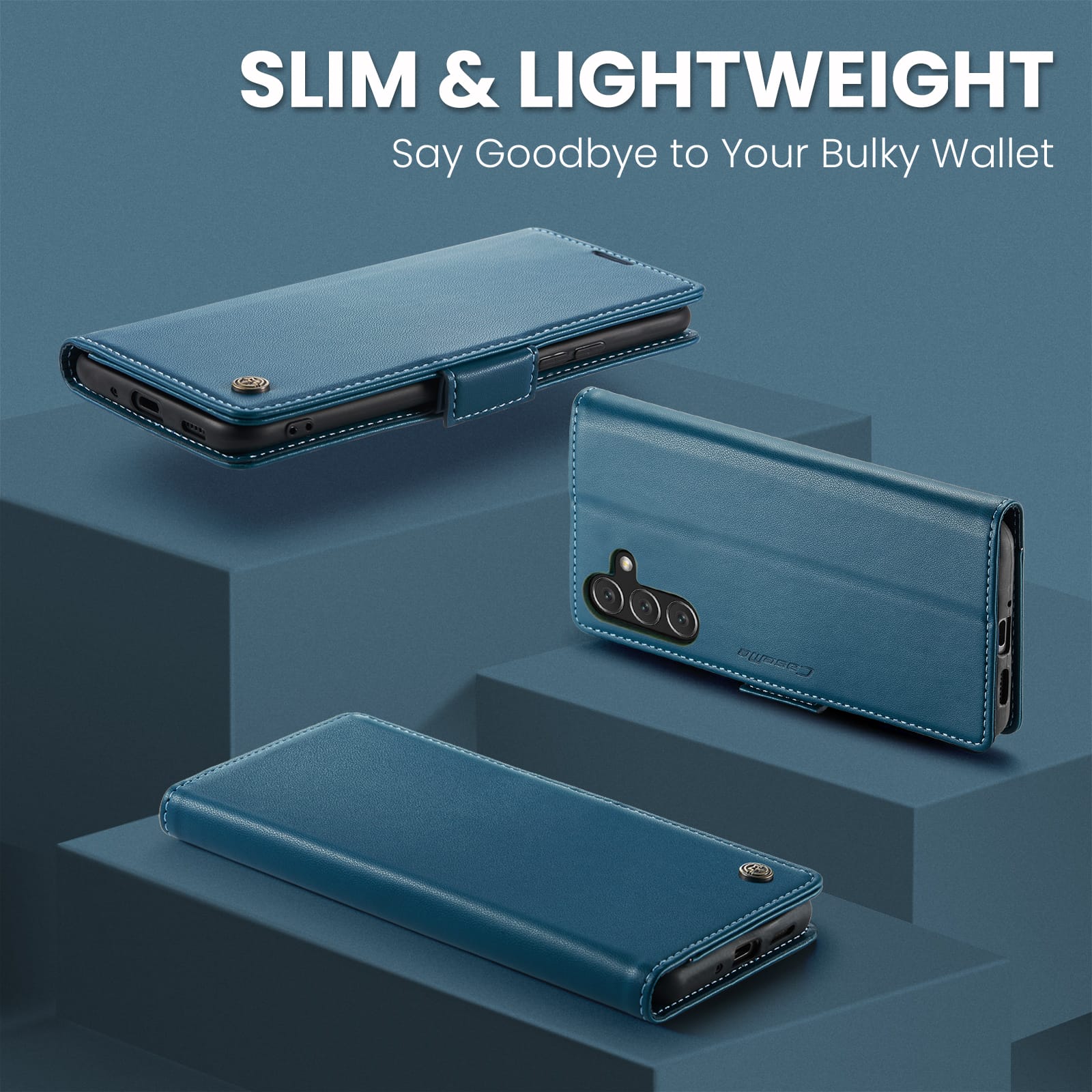 Samsung Galaxy A17 5G Pu Wallet Case [Navy]