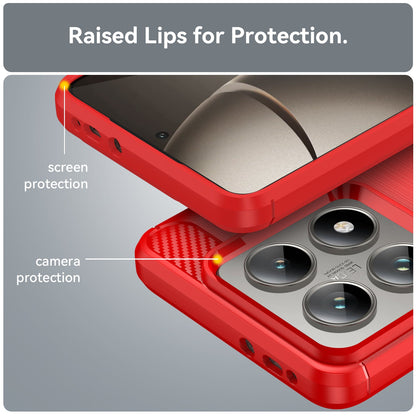 Xiaomi 14T Pro Carbon Fibre Case [Red]