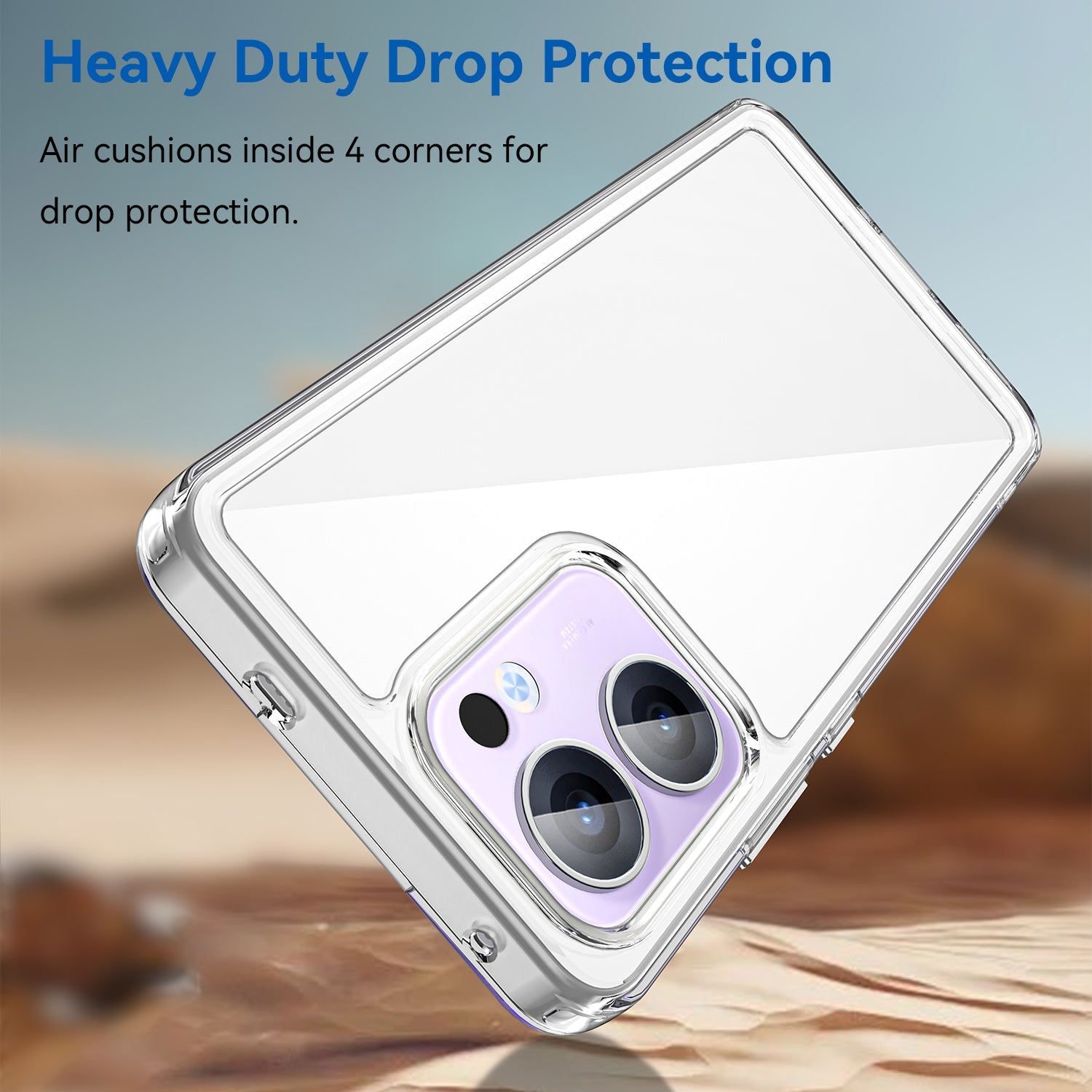 Oppo Reno 13 F 5G Soft Gel Case [Clear]