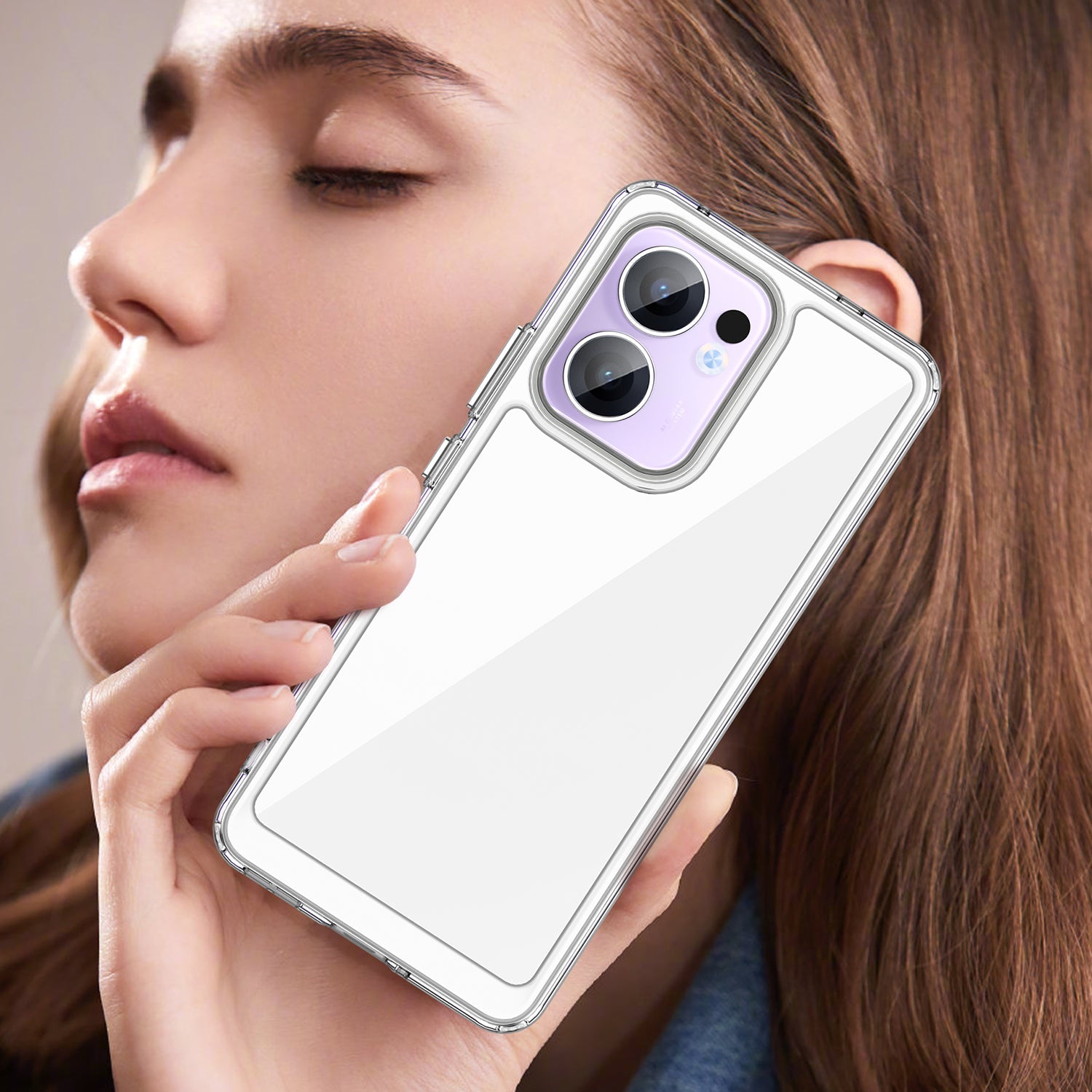 Oppo Reno 13 F 5G Soft Gel Case [Clear]