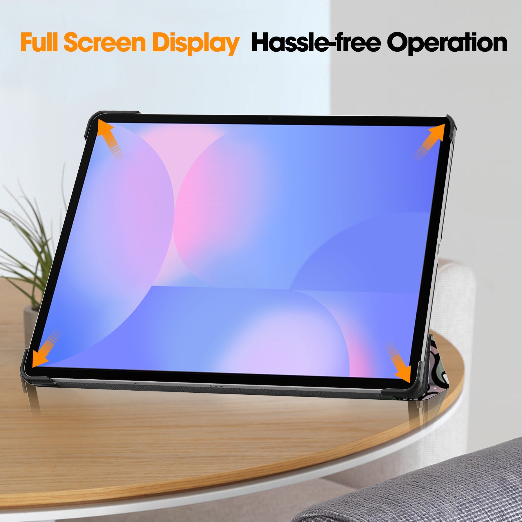 Galaxy Tab S10fe Plus X620 Designer Tri-fold Case [Graffiti]
