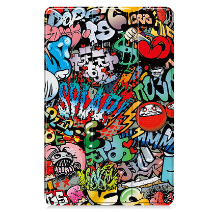 Galaxy Tab S10fe Plus X620 Designer Tri-fold Case [Graffiti]