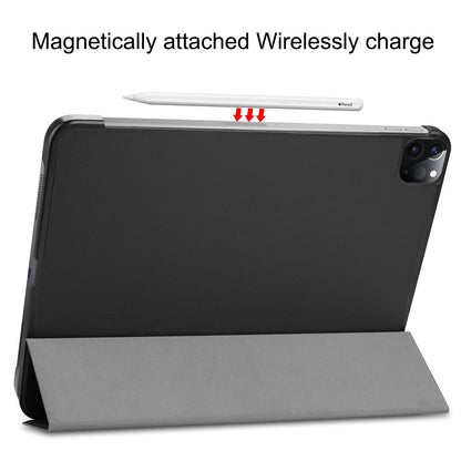 Ipad Pro 11" 2021 (3rd Gen) Tri-fold Pu Case [Black]