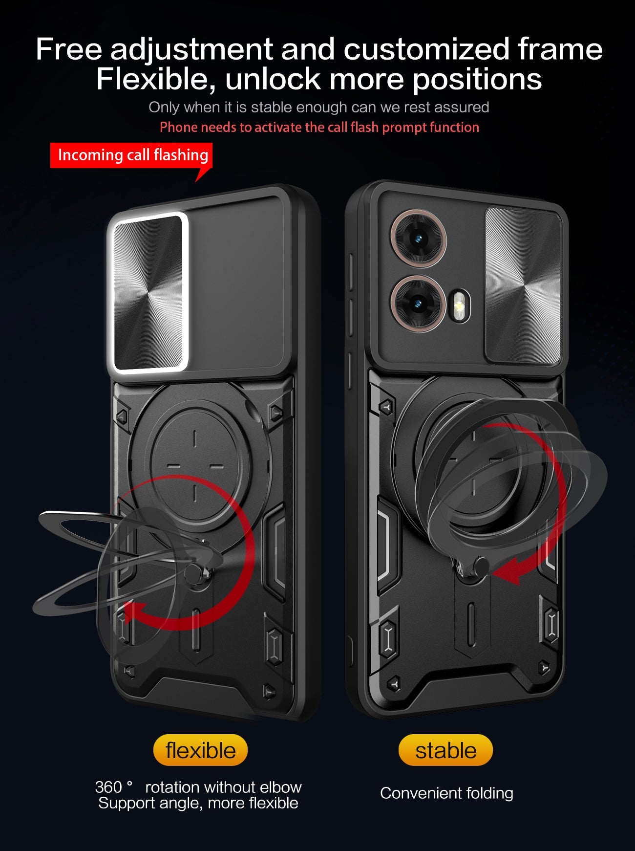 Moto G85 Heavy Duty Case [Red]