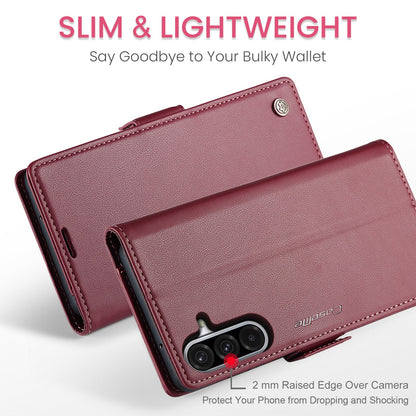 Galaxy A26 5G Pu Wallet Case [Maroon]