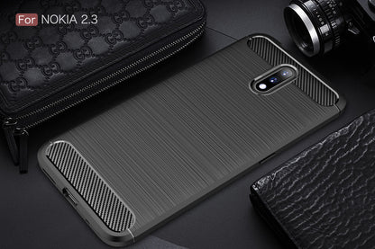Nokia 2.3 Carbon Fibre Case Black
