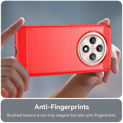 Oppo Reno 12F 5G Carbon Fibre Case [Red]