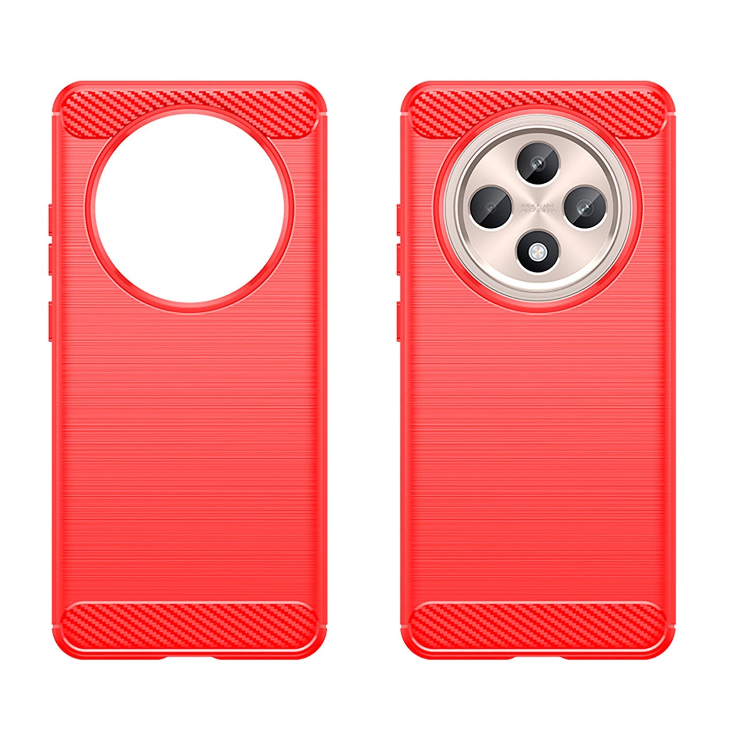 Oppo Reno 12F 5G Carbon Fibre Case [Red]