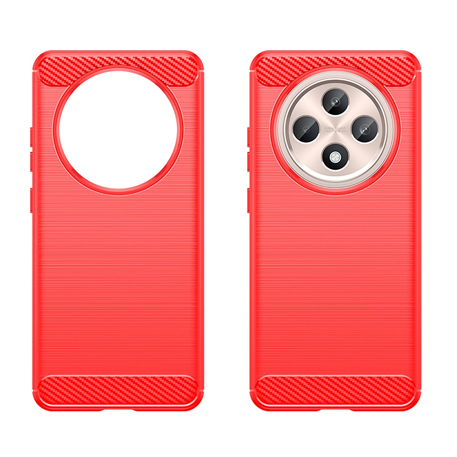 Oppo Reno 12F 5G Carbon Fibre Case [Red]