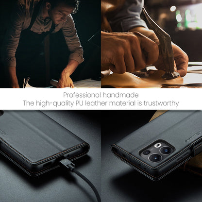 Oppo Reno 13 Pro 5G Pu Wallet Case [Black]