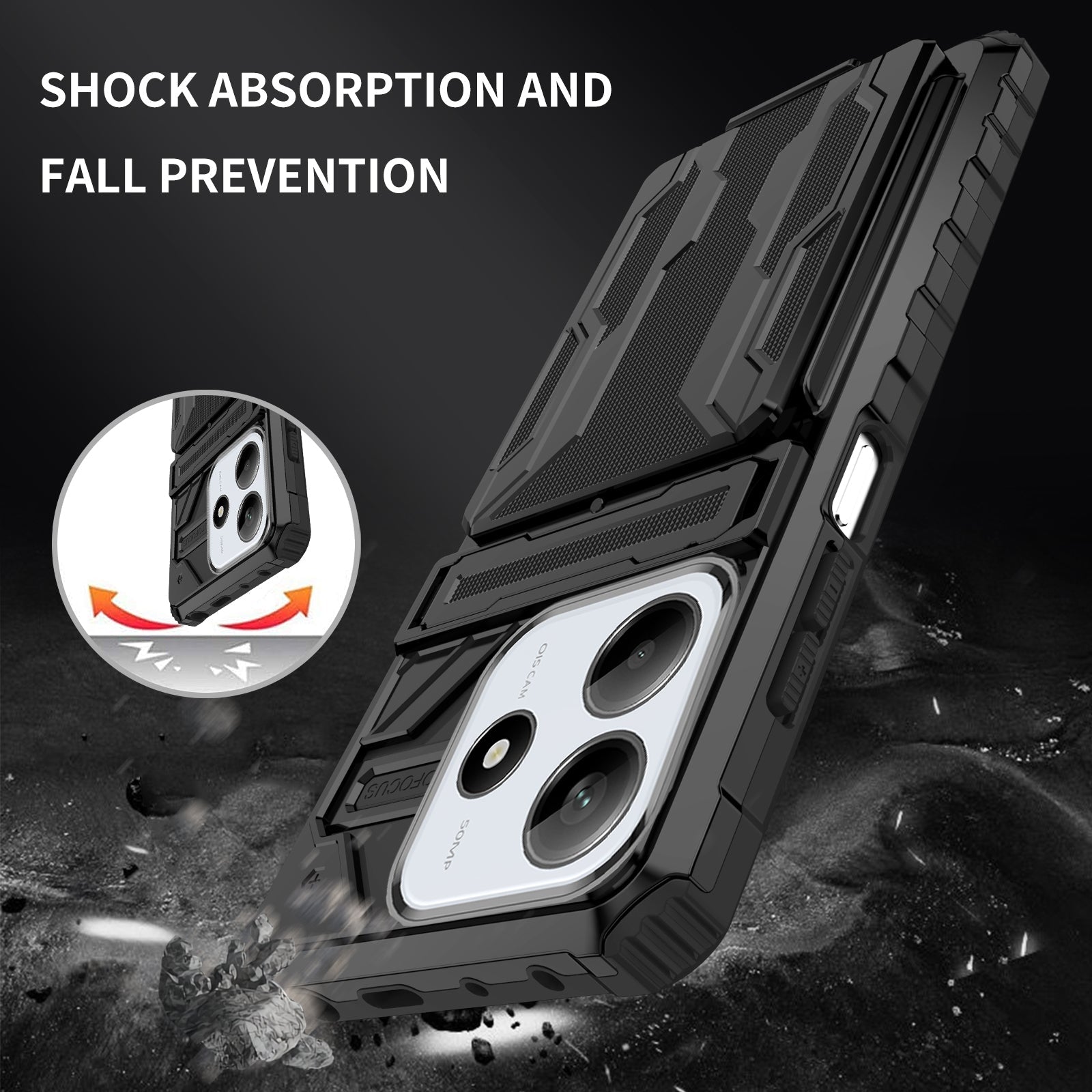 Xiaomi Redmi Note 14 5g Heavy Duty Case [Black]