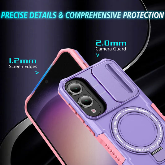 Samsung Galaxy S25 Edge Magsafe Sliding Cover Case [Purple]