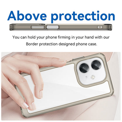 Oppo A60 5G Soft Gel Bumper Case [Clear Grey]