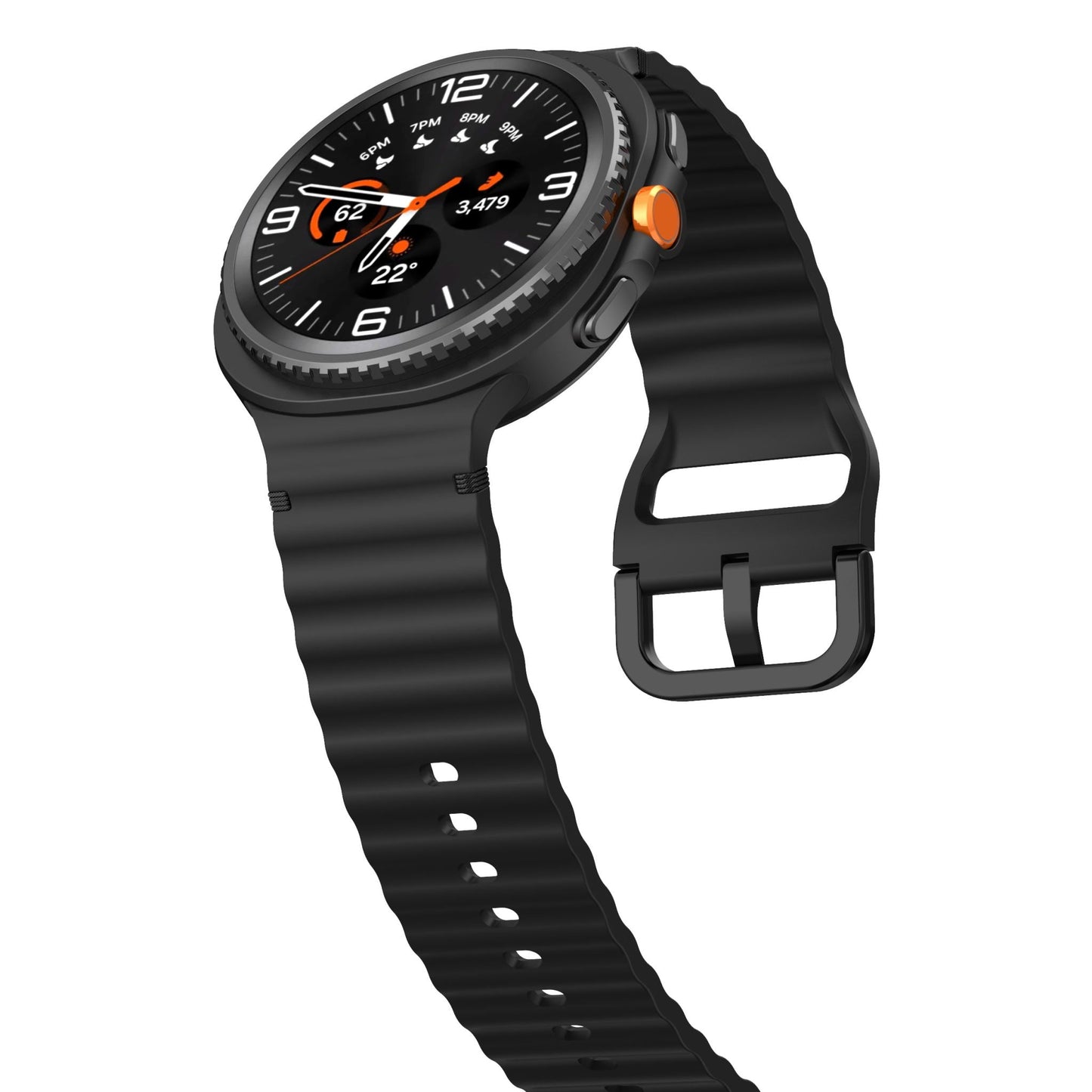 Samsung Galaxy Watch 8 Silicone Strap [Black]