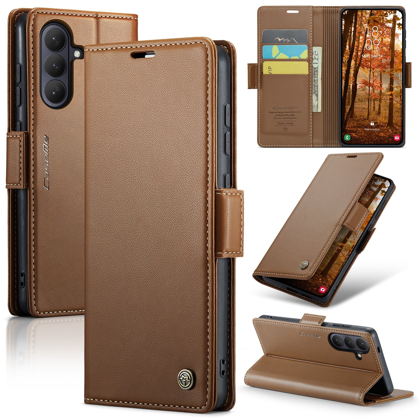Galaxy S26 Pu Wallet Case [Brown]