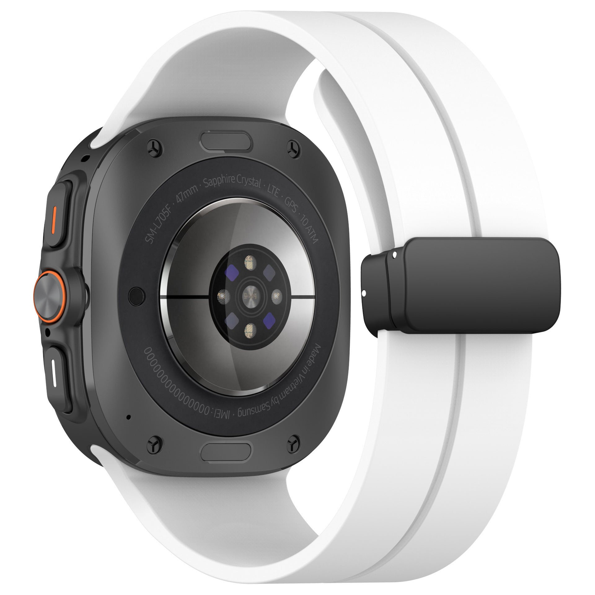 Samsung Galaxy Watch Ultra 47Mm Silicone Strap [White]