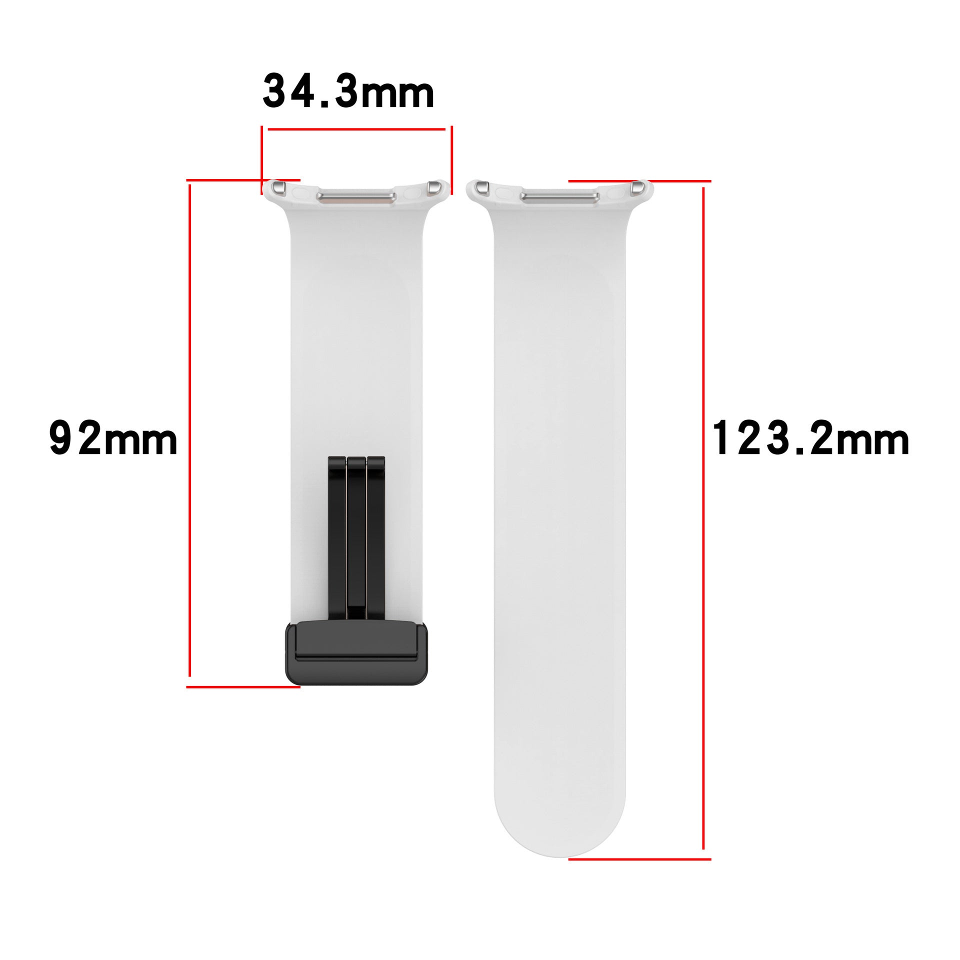 Samsung Galaxy Watch Ultra 47Mm Silicone Strap [White]