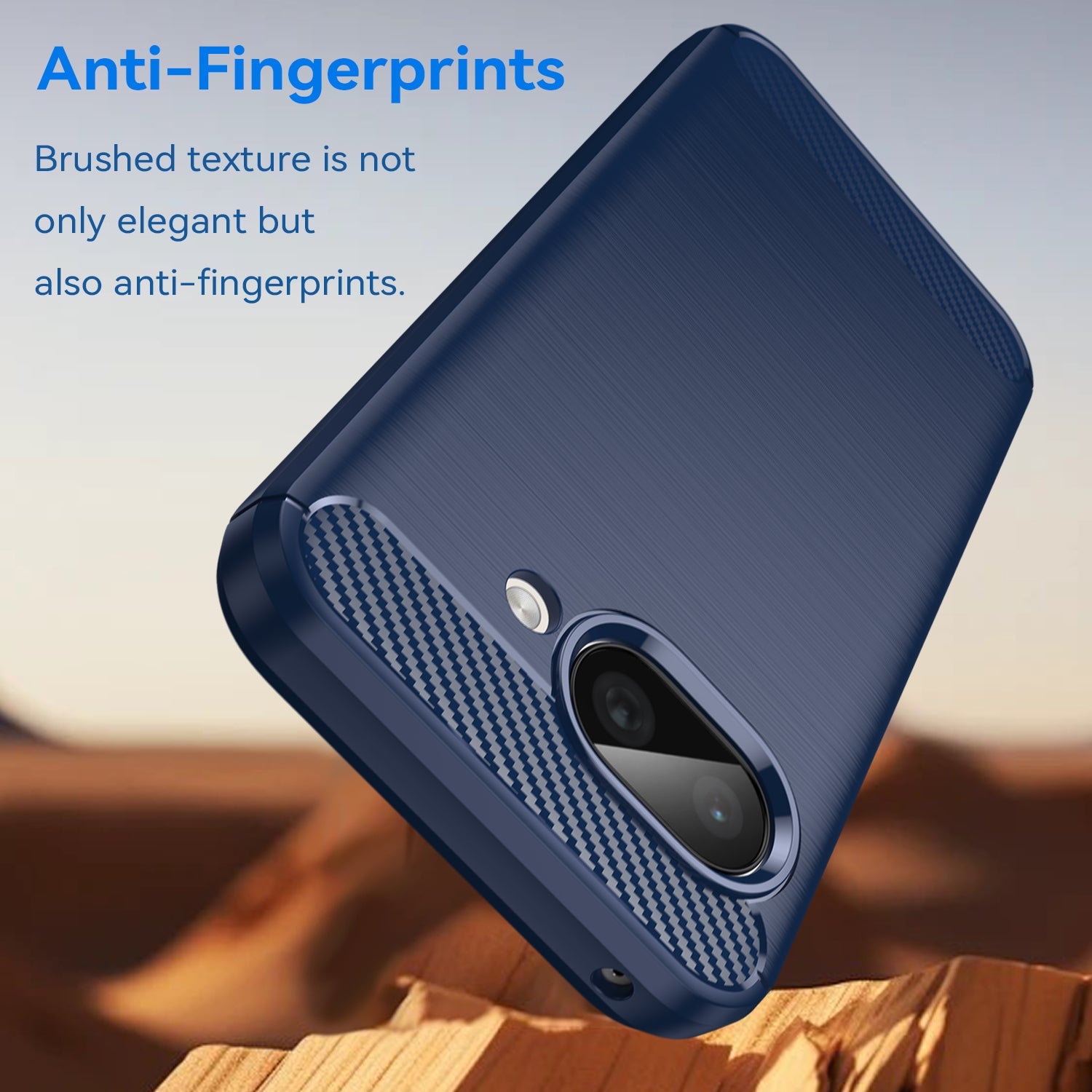 Google Pixel 9A Carbon Fibre Case [Navy]
