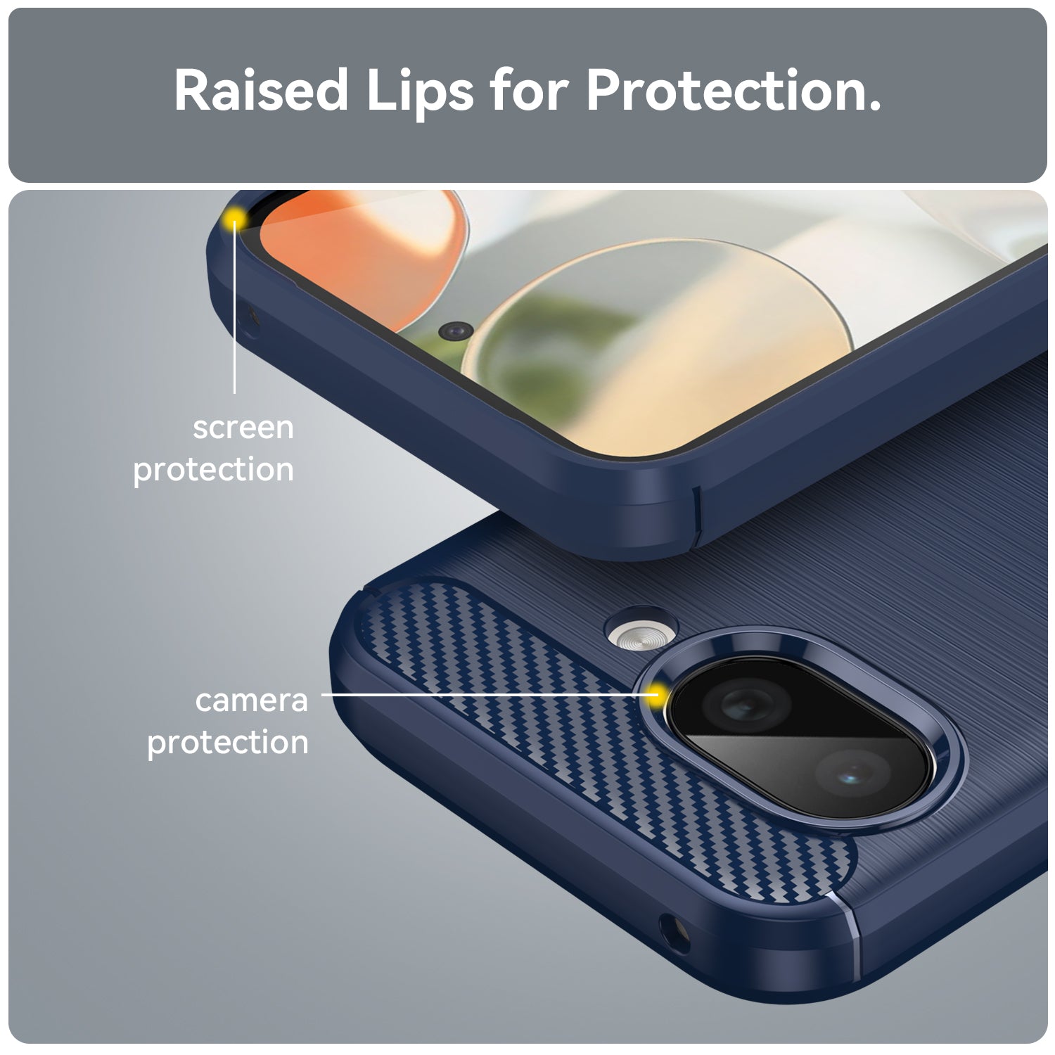Google Pixel 9A Carbon Fibre Case [Navy]