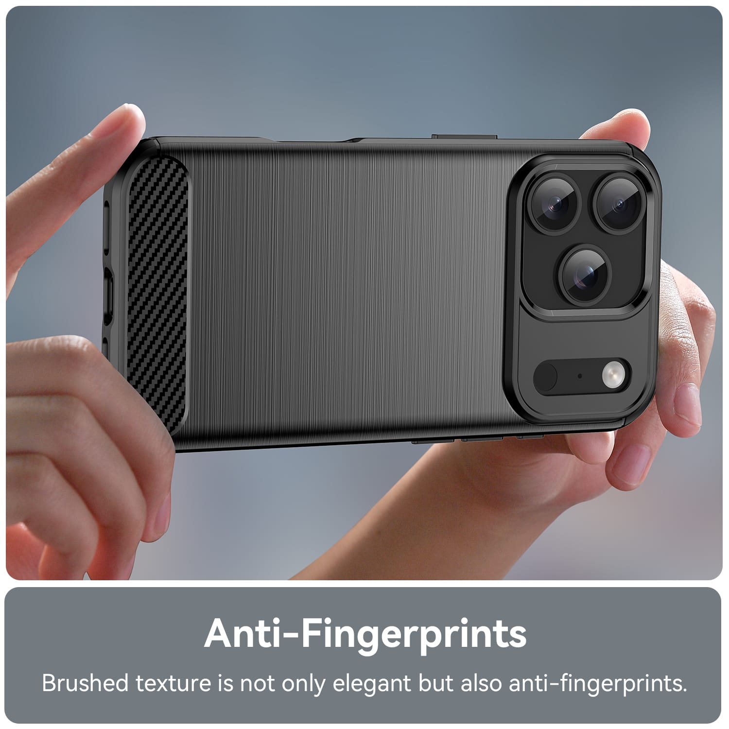 Iphone 17 Pro Carbon Fibre Case [Black]