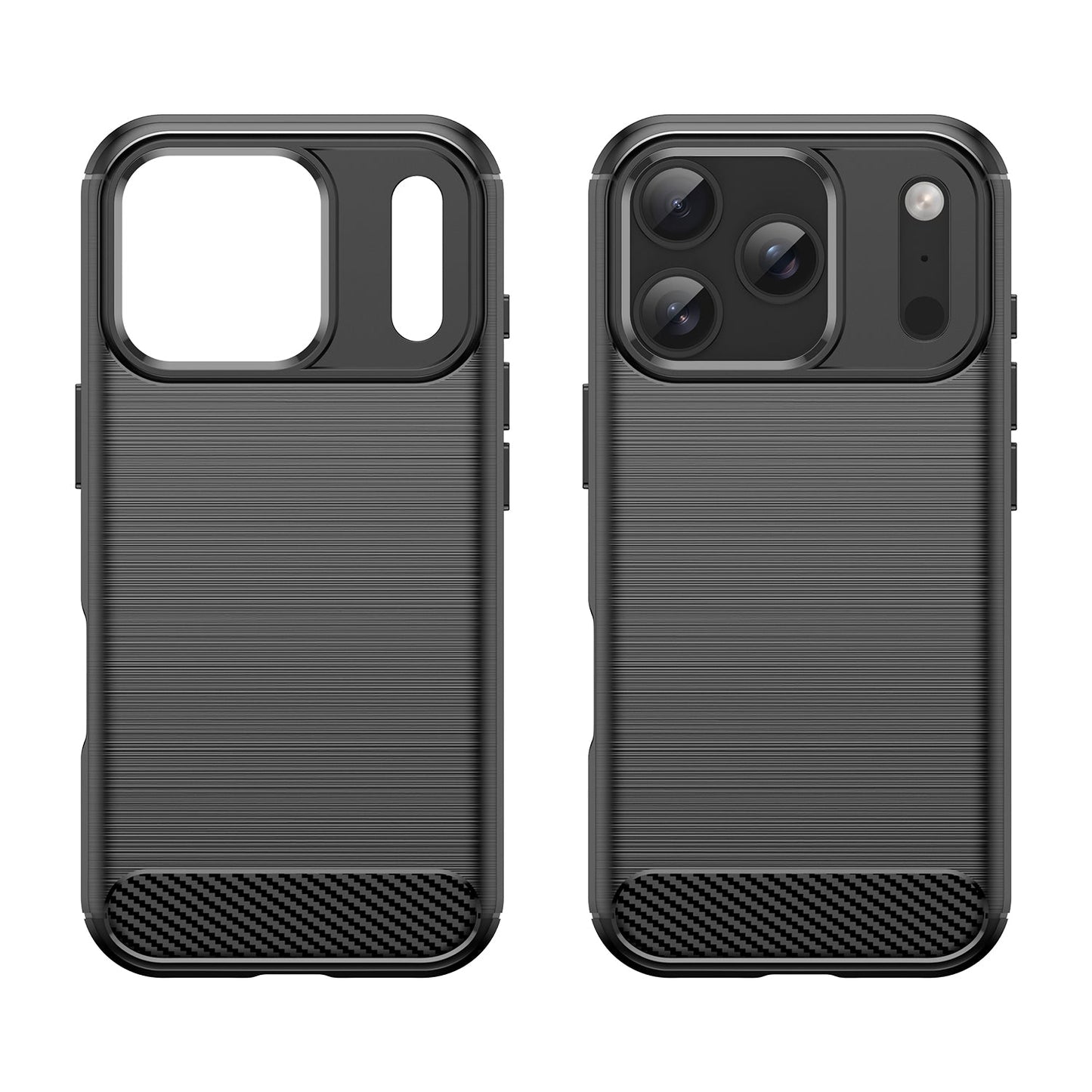 Iphone 17 Pro Carbon Fibre Case [Black]