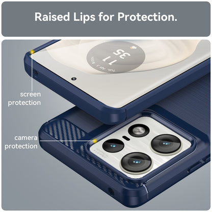 Moto Edge 50 Pro Carbon Fibre Case [Navy]