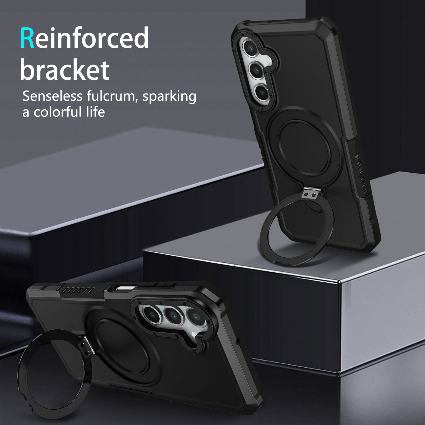 Galaxy A16 Heavy Duty Case [Black]