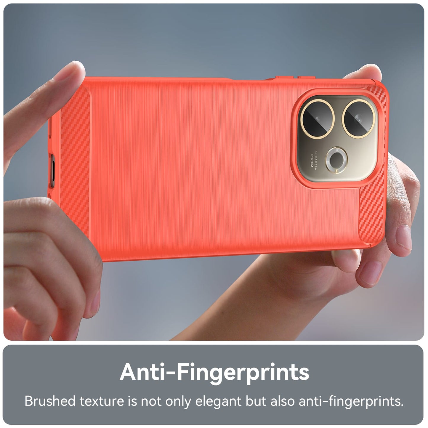 Oppo A5 Pro 5G Carbon Fibre Case [Red]