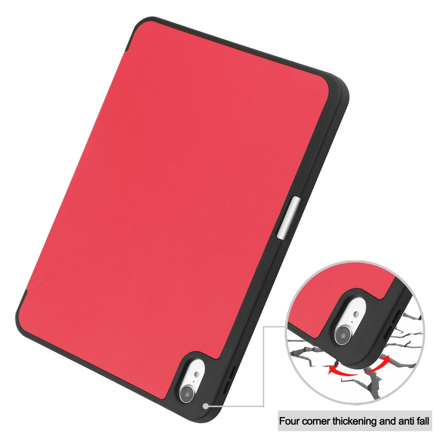 Ipad 11 (A16, 2025) Pen Holder Case [Red]
