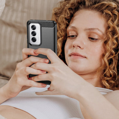 Oppo Reno 12 Carbon Fibre Case [Black]