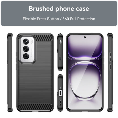 Oppo Reno 12 Carbon Fibre Case [Black]