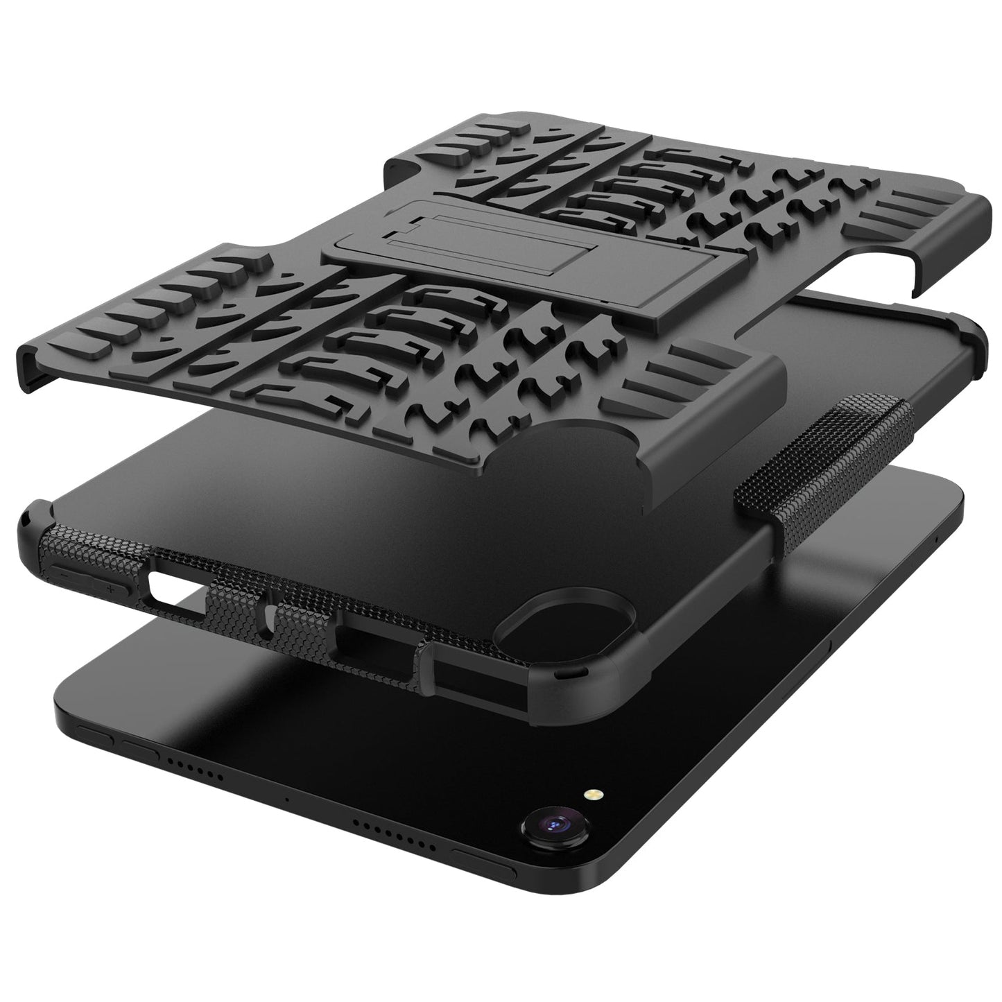 Ipad Mini 7 (A17 Pro 2024) Heavy Duty Case [Black]