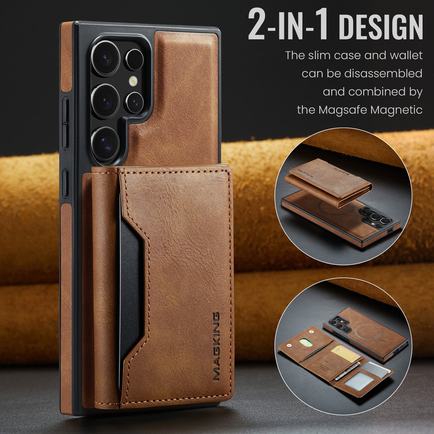 Galaxy S25 Ultra Magsafe Wallet [Brown]