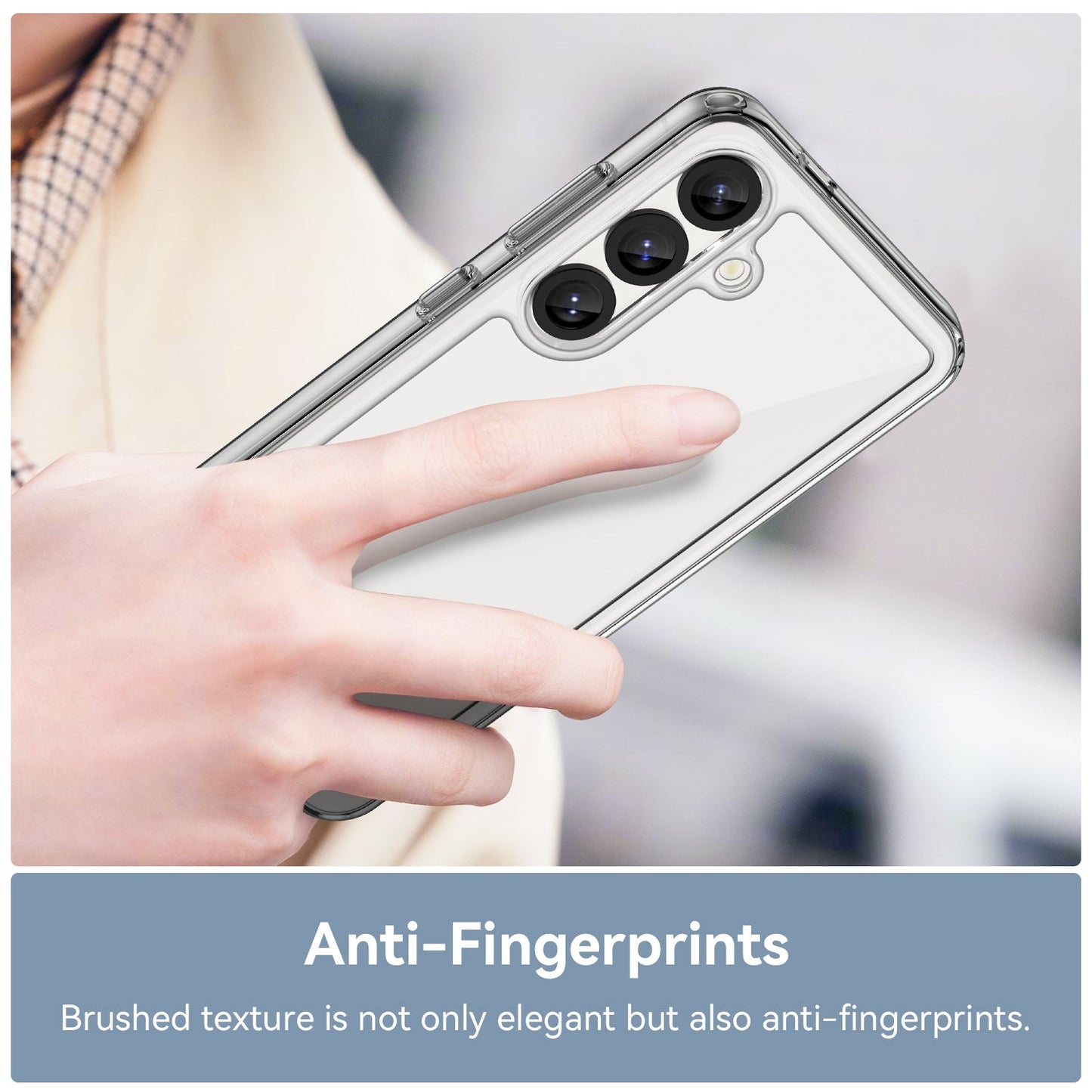 Galaxy S25 Soft Gel Bumper Case [Clear]
